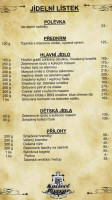 Pivovarský Dvůr Plasy menu