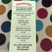 Tumblers Cafe food