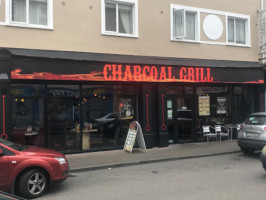 Charcoal Grill outside
