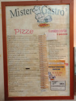 Pizzeria Mister Gastro' menu