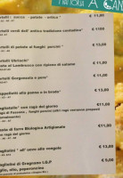 A Canali menu