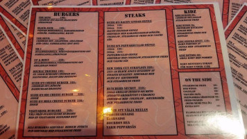 Suzie Q's Burgers Beers menu