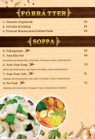 Lanna Thai Restaurang menu