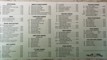Man Yee Fish Chips menu