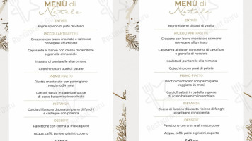 Isacco Bistrot menu
