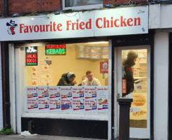 Favourite Fried Chicken inside