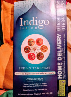 Indigo Fusion menu