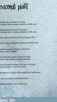 Ristorante Sportbar menu