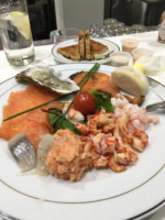Prunier Seafood Caviar House food