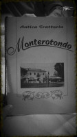 Antica Pizzeria E Trattoria Monterotondo menu