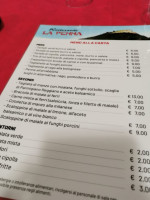 La Penna menu