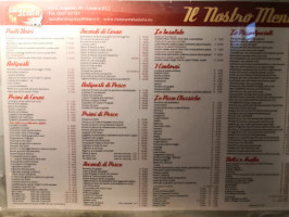 La Stalla menu