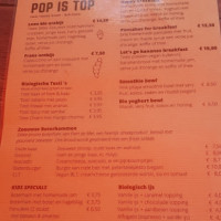 Galerie Pop menu