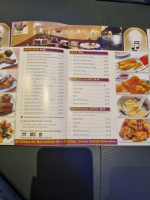 Wong's Chinese menu