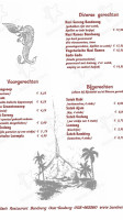 Indisch Bandoeng menu