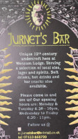Jurnet's menu