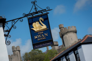 The Swan outside