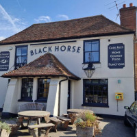 The Black Horse At Densole outside