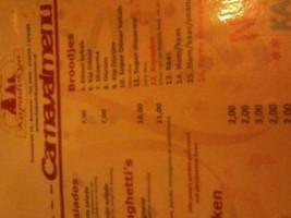 Kapadokya Mediterrane menu