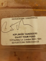 Kipling's Tandoori food
