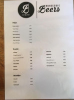 Brasserie Beers menu