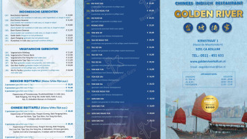 Chinees Indisch Golden River menu