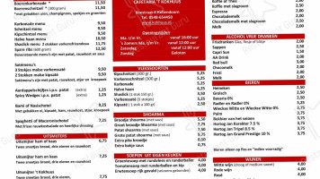 Cafetaria 't Kokhuus menu