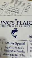 The King's Plaice food