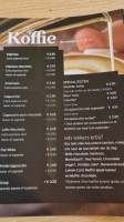 Meesterlijke Koffie Thee menu