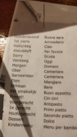 Pizzeria Tarantella Wijk Aan Zee menu