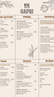 Trattoria Capri menu