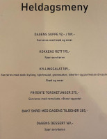 Lødingen Brygge menu