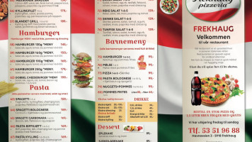 Frekhaug Pizzeria menu