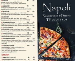 Nasiri Pizzeria menu