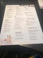 Bao Bao menu
