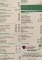 Langholm Tearoom menu