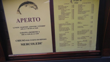 Trattoria Al Torrente menu