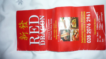 Red Dragon Chinese Take Away food