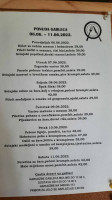 Restoran-catering Zaboky menu