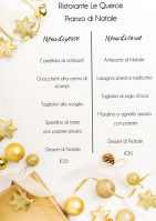 Le Querce menu