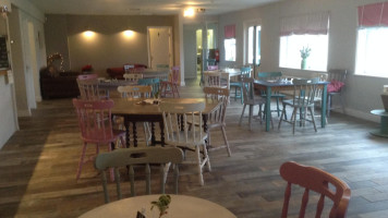 The Cricket Pavilion Tea Room Cafe inside