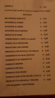 Patrick Di Girardi Silvana menu