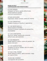 Pizzeria A Varcuzza menu