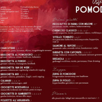 Osteria Pomodoro Nijmegen Bv Lent menu