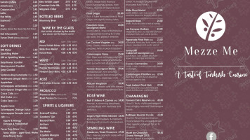 Mezze Me menu
