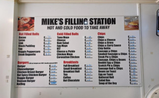 Mikes Filling Station menu