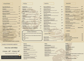 La Fortuna And Pizzeria menu
