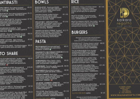 D Kalkara Regatta menu
