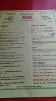 Delphine's Diner menu