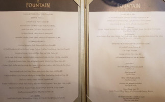 The Fountain Inn menu